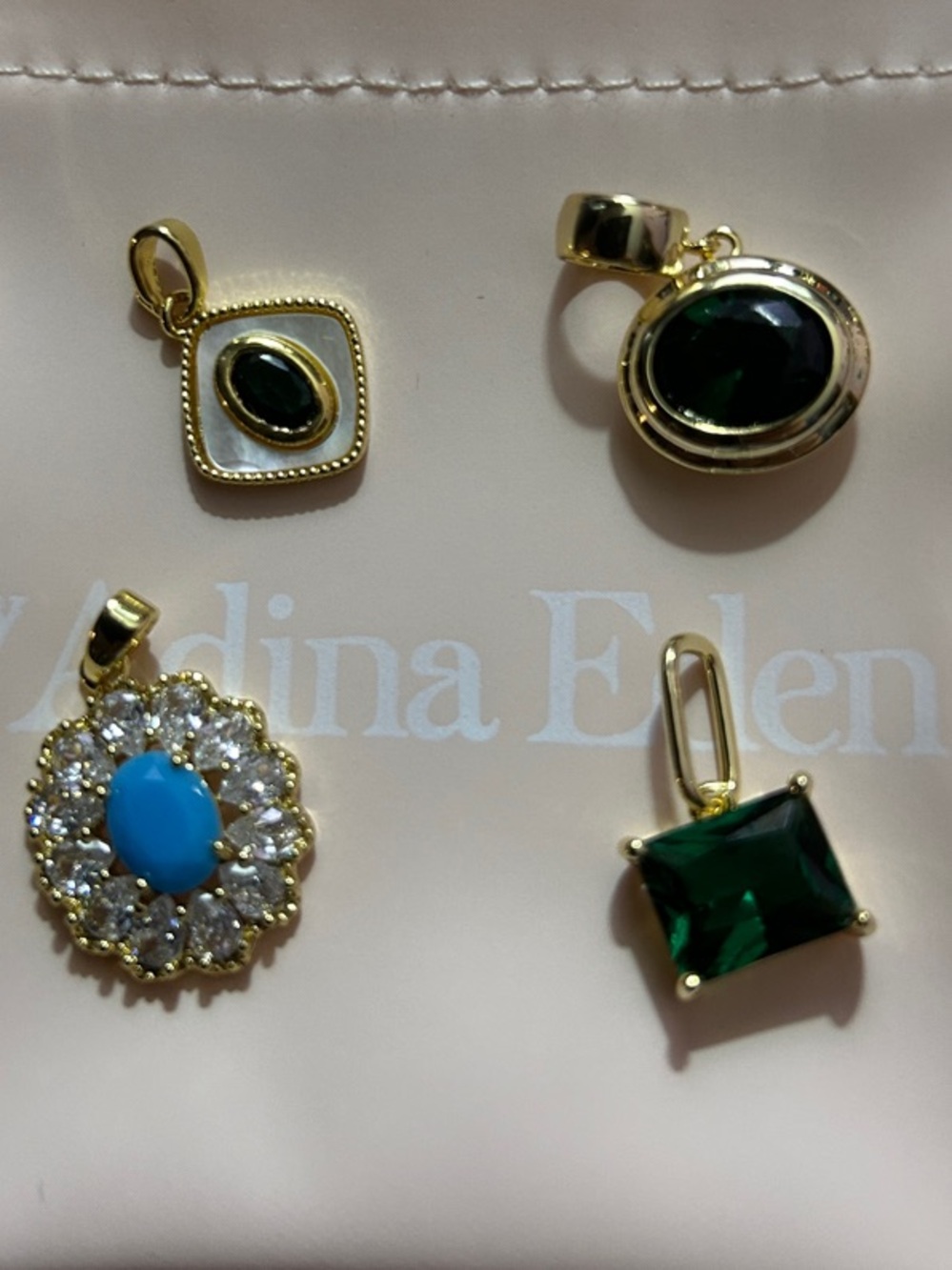 Buyers Choice of ONE charm for the Omega Gold Tone Wire Choker or any Chain NWOT